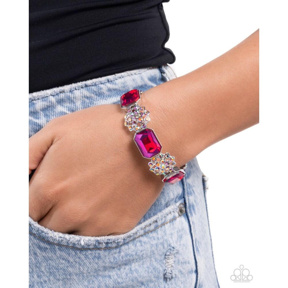 Hot pink bracelet Prismatic Profession iridescent glam